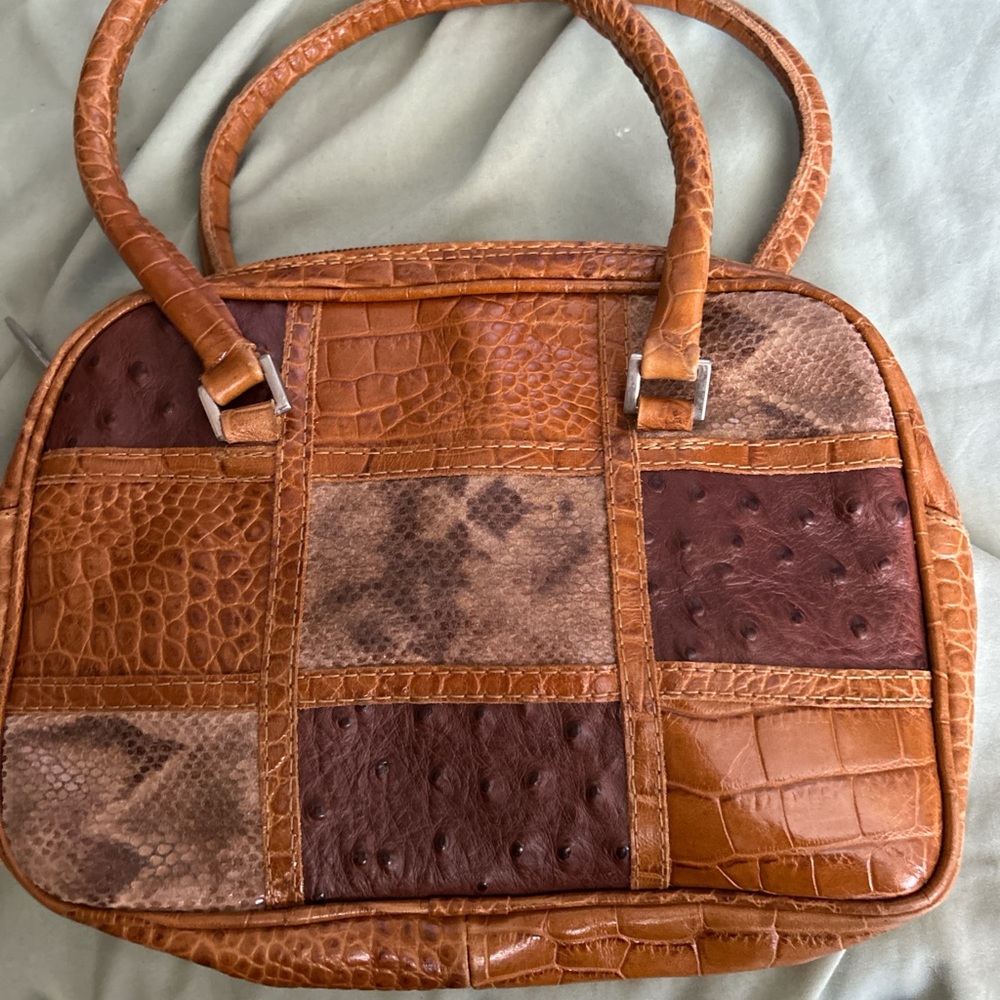 Cecconi Genuine Leather Hand Bag made in Italy